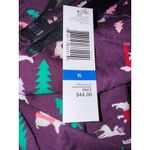 Hue Brand New  Women's Size XL Pickled Beet Purple Christmas Holiday Pajama Pants Photo 3