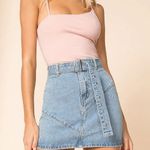 superdown Kali blue denim mini skirt Photo 0