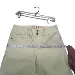 Elle 🔥5/20🔥  Paris Crop pants Sz 6 Yellow Photo 4