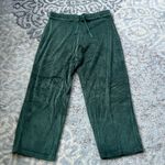 Y2K Velour Pants Dark Green 2X Photo 0