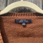 Love Tree  Brown Retro Floral Cropped Cardigan | M Photo 2