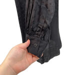 The Kooples  Delicate‎ Paisley Shirtdress Patterned Black Size 1 US Small / 4 Photo 7