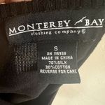 Monterey Bay Clothing Company. Black Silk Blend Long Sleeve Sweater Size Small Photo 7