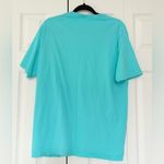 Fruit of the Loom Bayfield Wisconsin EST 1856 Blue Short Sleeve Cotton Shirt Top Size Large Photo 3