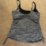 prAna  striped Black and White Women's swim
Tankini top size small Photo 1