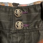 Rich & Skinny Women's SIZE 24 Black Pinstripe wide leg slacks high waisted Photo 4