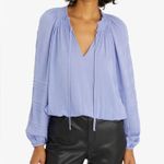 Sanctuary NWT Cooler Nights Tie Neck Blouse Sz M Photo 0