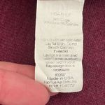 Heather Modal Trendy Burgundy Knit High Low Front Wrap Pleated Crewneck SZ S Purple Photo 11