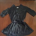 Zadig & Voltaire Black Satin Dress with Ribbon Photo 0