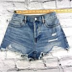 PacSun Blue Vintage High Rise Jean Distressed High-Waisted Shorts size 25 Photo 1