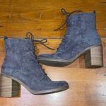 Target  Brown suede side zip boots - size 9.5 Photo 0