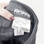 [Roffe] Vintage Black Tapered Jett Stirrup Ski Snow Pants Nylon Stretch Sz 4L Photo 9