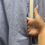 Uniqlo Blue Striped Midi nautical striped dress size M Photo 5