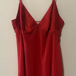 Victoria's Secret Y2K vintage Victoria’s Secret satin babydoll top bow detail red 1999 size medium Photo 0
