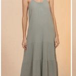 💕FRESH LAUNDRY💕 Gauze Flowy Dress ~ 100% Cotton Light Gray Small S NWOT Photo 7