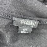 Rhapsody Retro Hi-Low Black & White Skull Embroidered Tank Top Photo 6