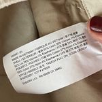 Theory  Women's Treeca Good Linen Pull-On Straight Leg Pants Cream Size 2 Photo 4