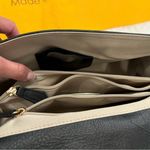 Valentino by Mario Valentino Alice Diamond Leather Shoulder Bag w/Dustbag NEW Black Photo 8