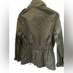 Love Tree  |‎ Hunter Green Hooded Cargo Utility Jacket | m Photo 3