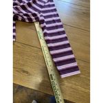 Liz Claiborne  Shirt Women Size XL Long Sleeve Striped Stretch Teacher Comfort Photo 5