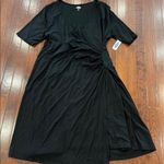 Old Navy  Maternity Black Wrap Style Ruched Dress Size XL NWT Photo 2