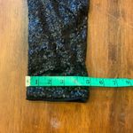 May & July NWT Sequin Leggings / Skinny Pants Medium Black Inside Lined Thick Photo 3