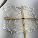 Rory Beca Top Womens Medium White Sheer Cap Sleeve Knit Top Photo 4