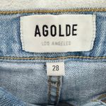 AGOLDE Los Angeles Denim Jeans Sophie Size 28 Light Wash High Rise Classic Photo 3