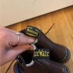 Dr. Martens Burgundy Leather Boots Womens Size 6 Photo 6