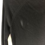 Cyrus Womens Top V Neck Long Bell Sleeve Ribbed Black S Photo 2