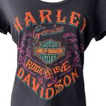 Harley Davidson Rock & Love Tee Womens Size L Black Jack Florence South Carolina Photo 1