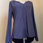 Max jeans Nightshadow Blue Long Sleeve Top Size Small Photo 6
