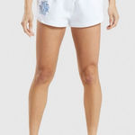 Gymshark leg day short regular fit pull on cotton gym post leg day feels white S Photo 0