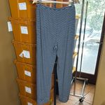 Soma  Cool Nights Striped Navy Blue White Lounge Pajama Pants Size Large Photo 4