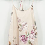 Flora Nikrooz NWT Anthropologie x Emily Charmeuse Floral Pajama Tank Cami Top S Photo 0