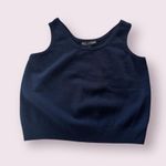 St. John  Dark Blue Knit Top size small Photo 0