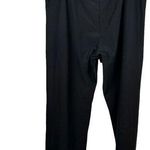 Nike Dri-Fit Wide Leg Front Zip Pants Outdoor Activewear Black Size M 8-10 Photo 0