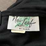 American Vintage New Leaf by Samir 70s vintage draped chiffon grunge dark fairy mini dress (XS) Photo 7