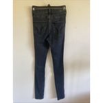 Hollister  Black Distressed Ripped Ultra High Rise Super Skinny Denim Jeans 00S Photo 14