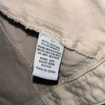 Tan Linen Cropped Jacket Size M Photo 4