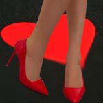 Lovers lane sexy and gorgeous red patten leather heels ! Nwot Size 6 Photo 2