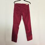 ZARA  Trafaluc Denim Red Burgundy Skinny Jeans Photo 2