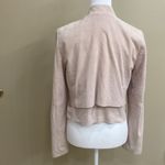 White House | Black Market  100% leather suede jacket. Size small. Light pink Photo 3