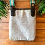 Juicy Couture Shoulder Crossbody Grey & Black Purse w/ Canvas Adjustable… Photo 2