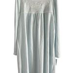 NWT Heavenly Bodies Light Blue Cottagecore Long Sleeve Women’s Nightgown Size 1X Photo 0