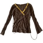 FE Fashion Dress Top Brown Size M Photo 2