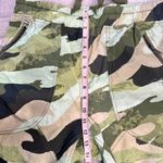 Free People Movement Stadium printed green camo pants drawstring size medium J39 Photo 7