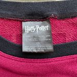 Harry Potter Quidditch Long Sleeve Pullover Top in Burgundy/Gray - Small Photo 5