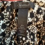 Soma Black and Cream Floral Maxi Tank Dress Size XS Photo 5