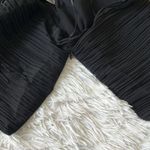 Glam  Women’s black one shoulder cropped top size Large Photo 6